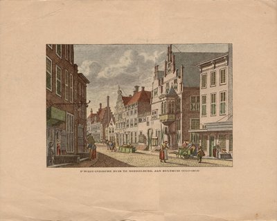 Das Westindische Haus in Middelburg von Jan after Bulthuis
